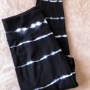 Black & White Leggings Tie dyed
